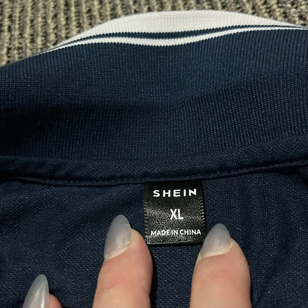 SHEIN Blue Polo Shirt - Picture 3 of 5